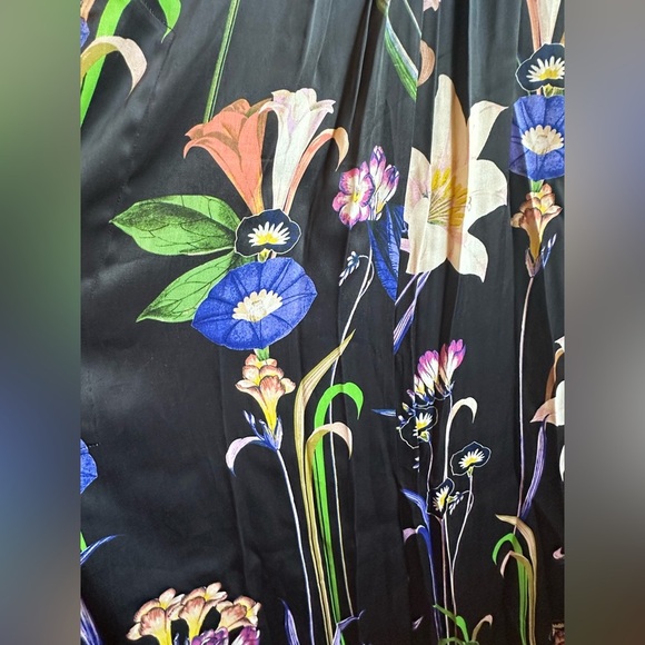 NWT Corey Lynn Calter x Anthropologie Strapless Maxi Dress S Floral Pockets FLAW - Picture 11 of 14